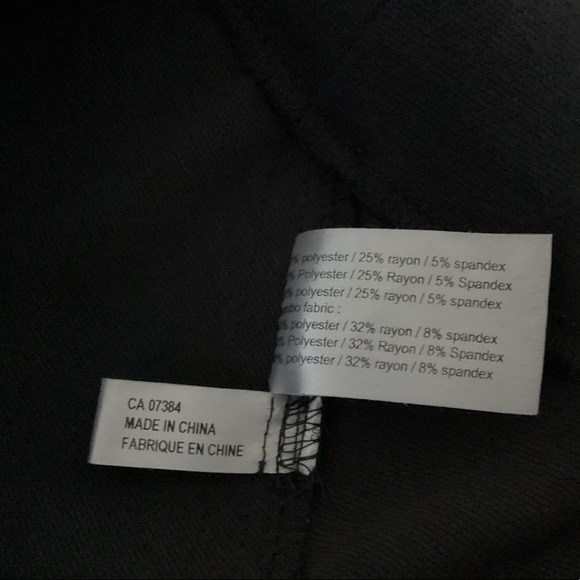 Charcoal Grey Ponte Knit Pencil Skirt - Picture 7 of 7